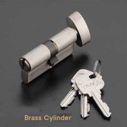 Cylinder Lock With Keys One Side 